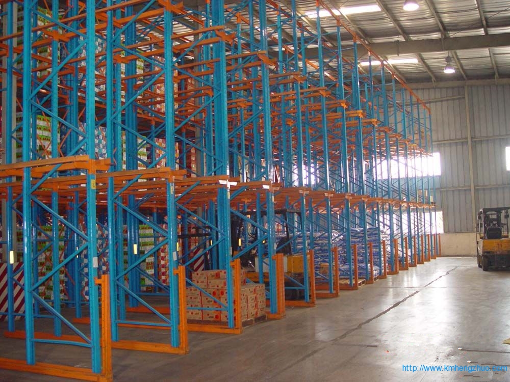 HZ-798型通廊式貨架 通廊式倉庫貨架應用案例